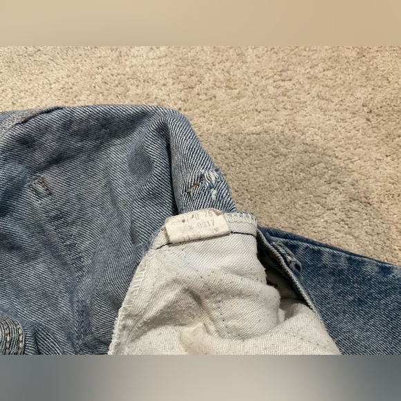 VINTAGE ORANGE TAB Levis’s Shorts - Picture 11 of 12